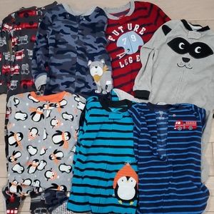 Carter's Fleece Footed Sleepers/Pajamas Bundle